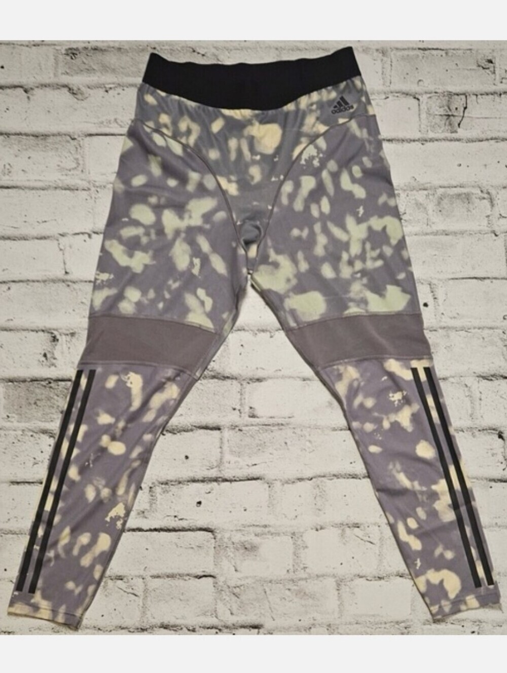 Adidas Tie Dye Leggings High Rise AeroReady Performance Womens Large